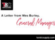 WP TC Letter From Wes 1